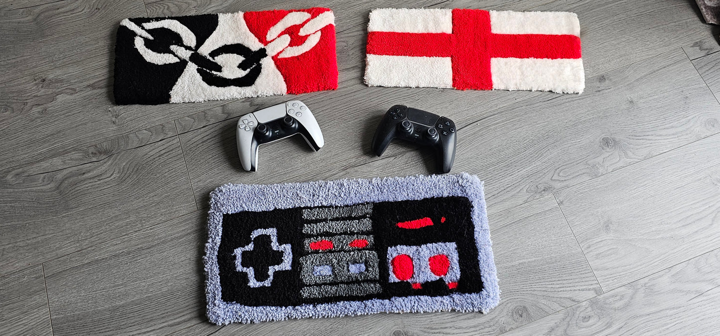 'NES Controller' Keyboard / Dashboard Rug